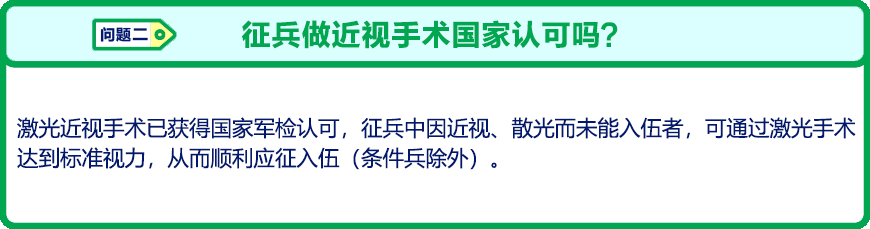 征兵做近视手术国家认可吗？